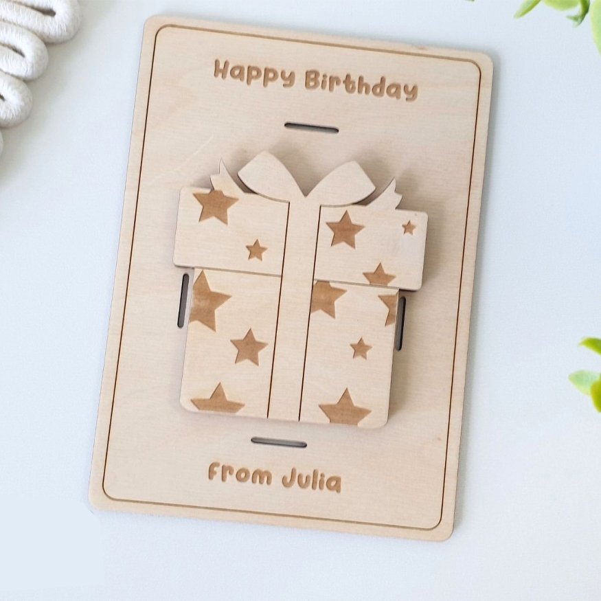 Wooden Greeting Card 2