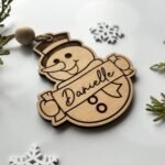 Personalised Christmas Decoration Snowman