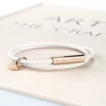 Custom Engraved Leather Bracelet 3