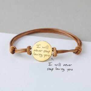 Engraved Handwriting Bracelet 2