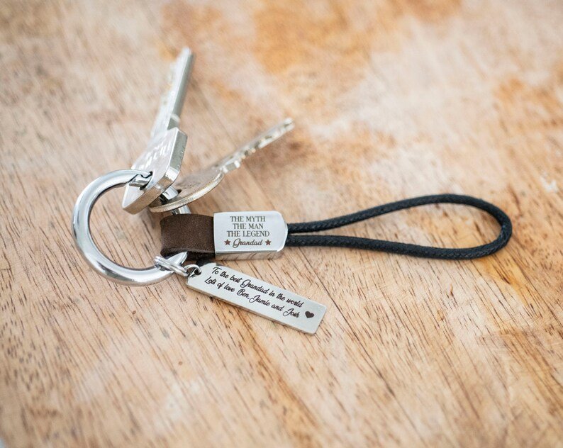 Personalised Men's Keyring